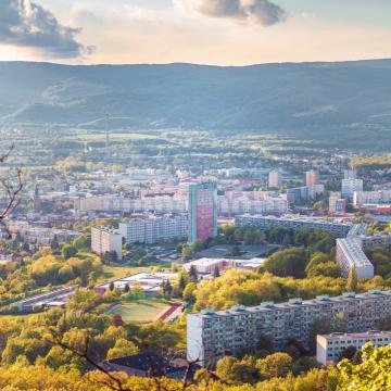 Božák - pohled ze střechy